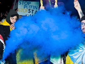 Poland, Poznań. Protest Against Russian’s Invasion of Ukraine