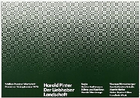 Harold Pinter / Der Liebhaber / Landschaft