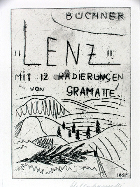 Walter Gramatté: ›Lenz‹, 1924/25Image Series of 13 Etchings on Georg Büchner's Tale ›Lenz‹