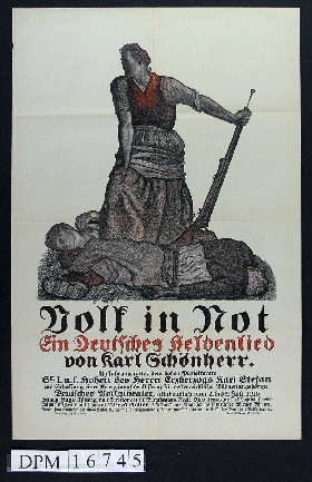 Volk in Not / Ein Deutsches Heldenlied / von Karl Schönherr.