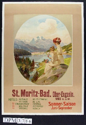 St. Moritz-Bad. Ober-Engadin.